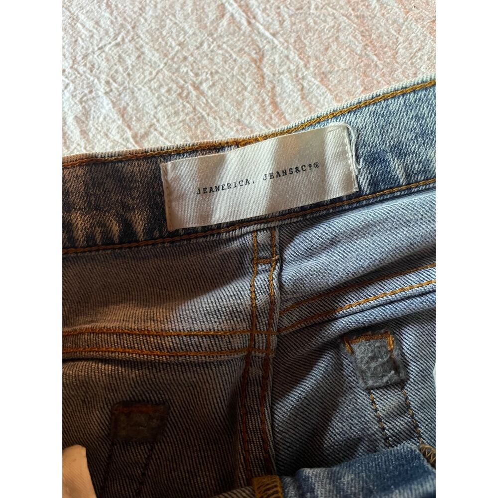 Jeanerica Eiffel Straight Leg Jeans Vintage 82 Wash 26/34 EUC - Picture 5 of 6